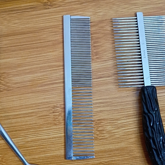 Professional Grooming Scissors and Comb Set - Silver - Picture 7 of 11